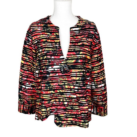 Multiples Jackets & Coats Multiples Blazer Women Extra Large Floral